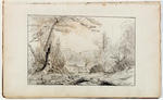 Thomas Cole - Untitled, Indians Fording a Rapid River
