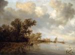 Salomon Van Ruysdael - River Landscape 1