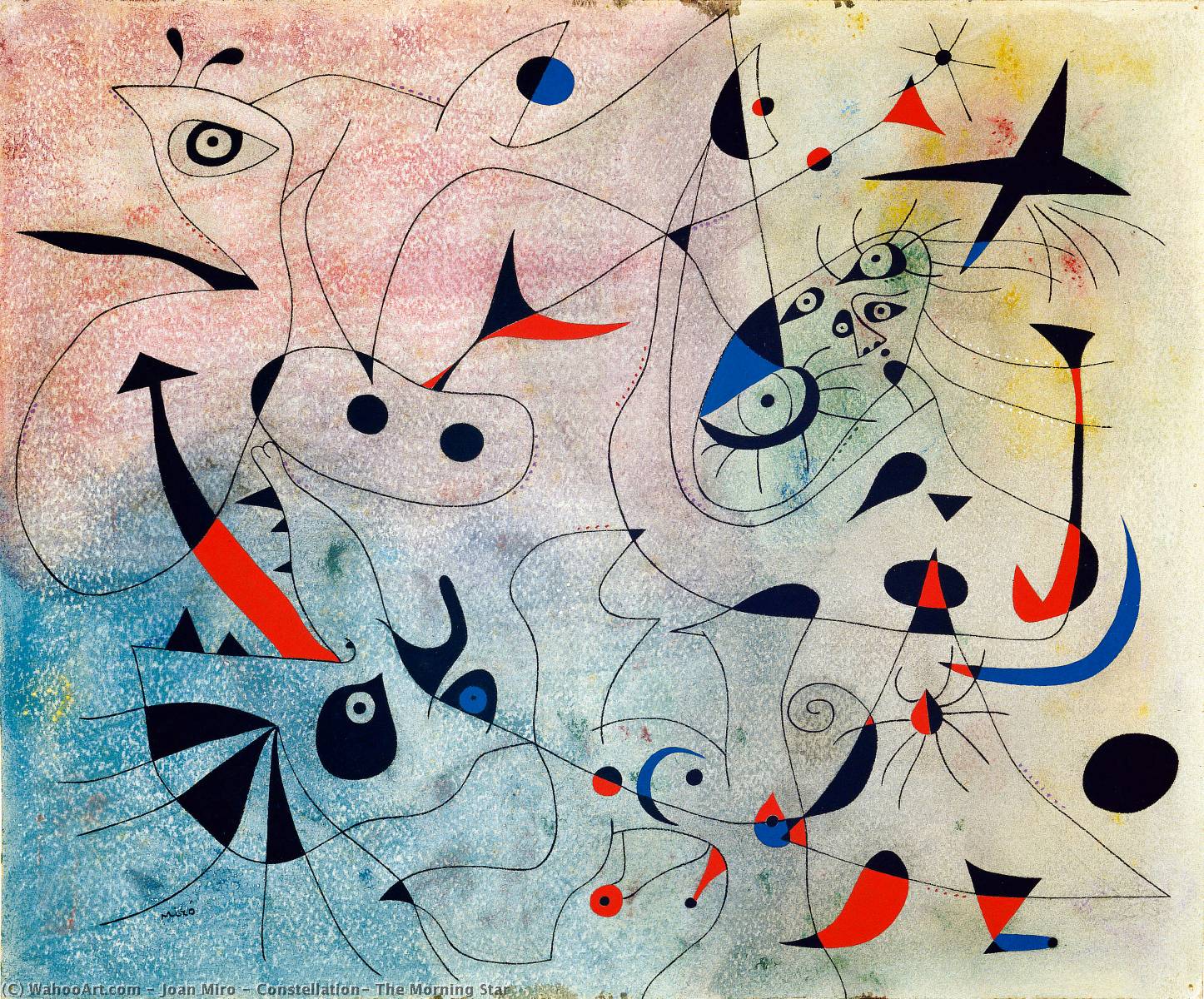 Constellation: The Morning Star, 1940 by Joan Miro (1893-1937, Spain