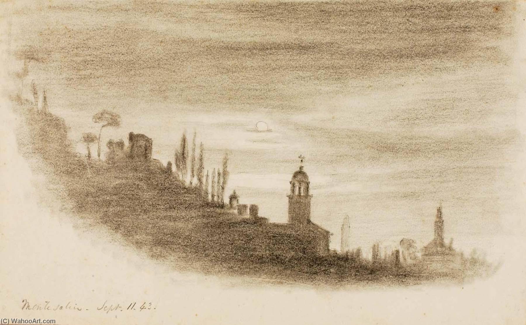 Museum Art Reproductions Monte.( ), 1843 by Miner Kilbourne Kellogg